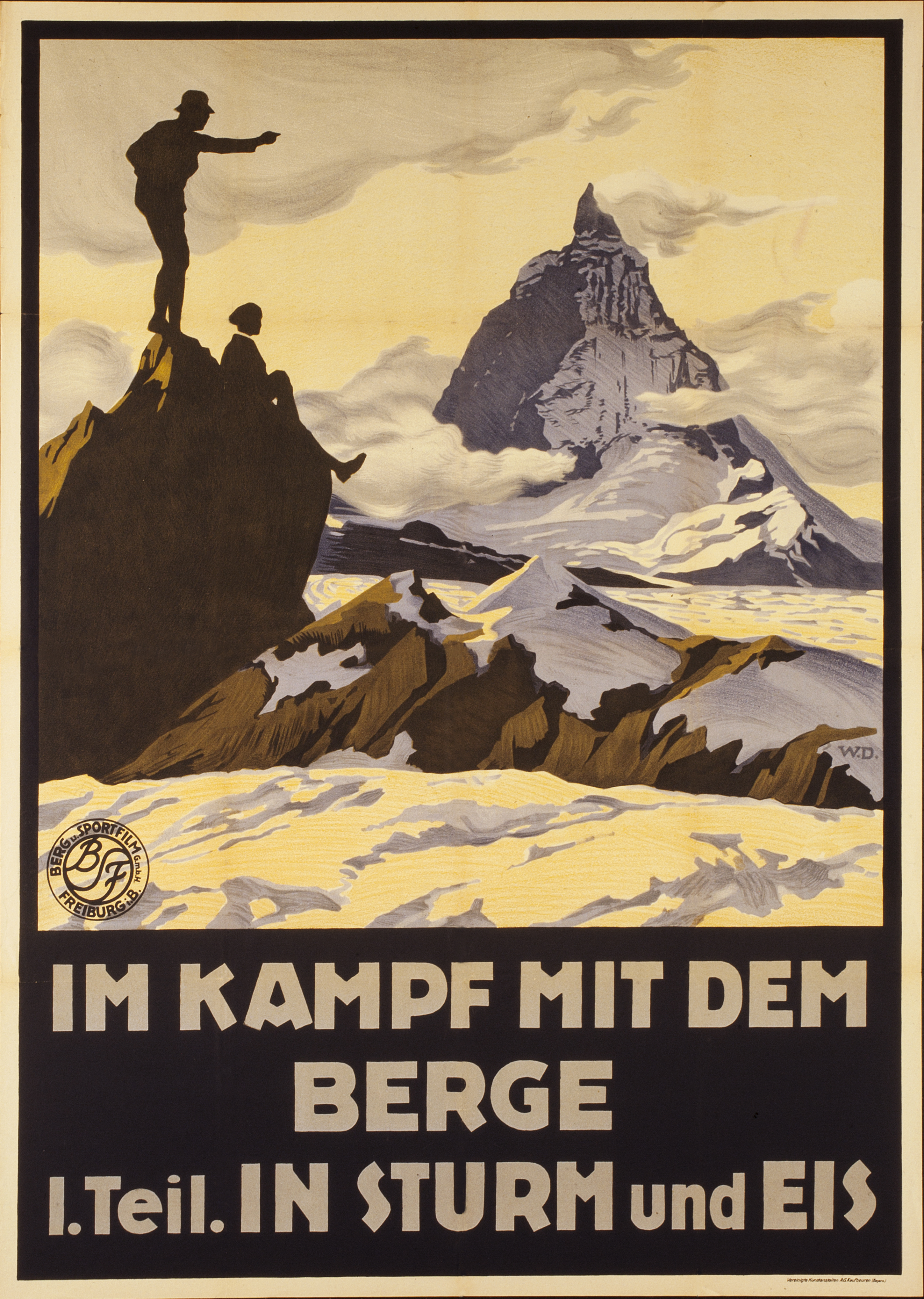 kampf mit dem berge